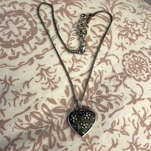 Brighton Sterling Silver dual pendant necklace
